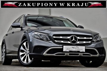 Mercedes-Benz Klasa E / Gwarancja VGS / ALLTERRAIN 4x4 / Navi / LED / 