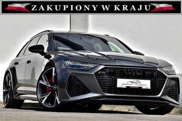 Audi RS6 Avant Salon Polska / FV23% / Gwarancja Fabryczna / Panorama /